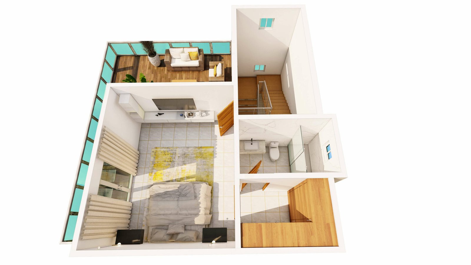 Two bedroom penthouse, Flora Garden Cabarete