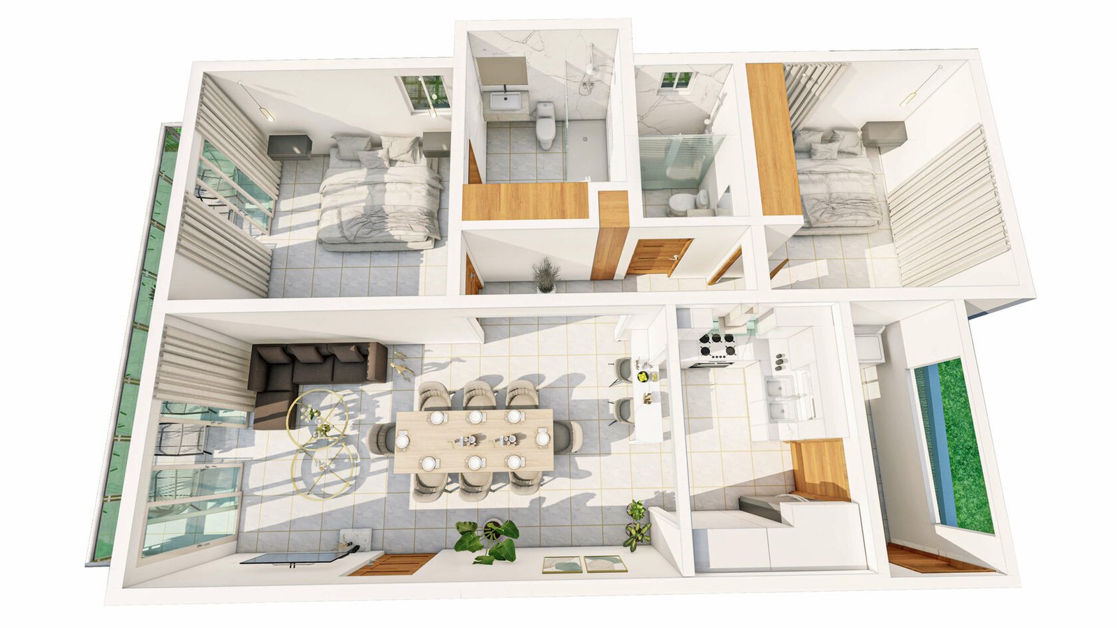 Two bedroom apartment, Flora Garden Cabarete