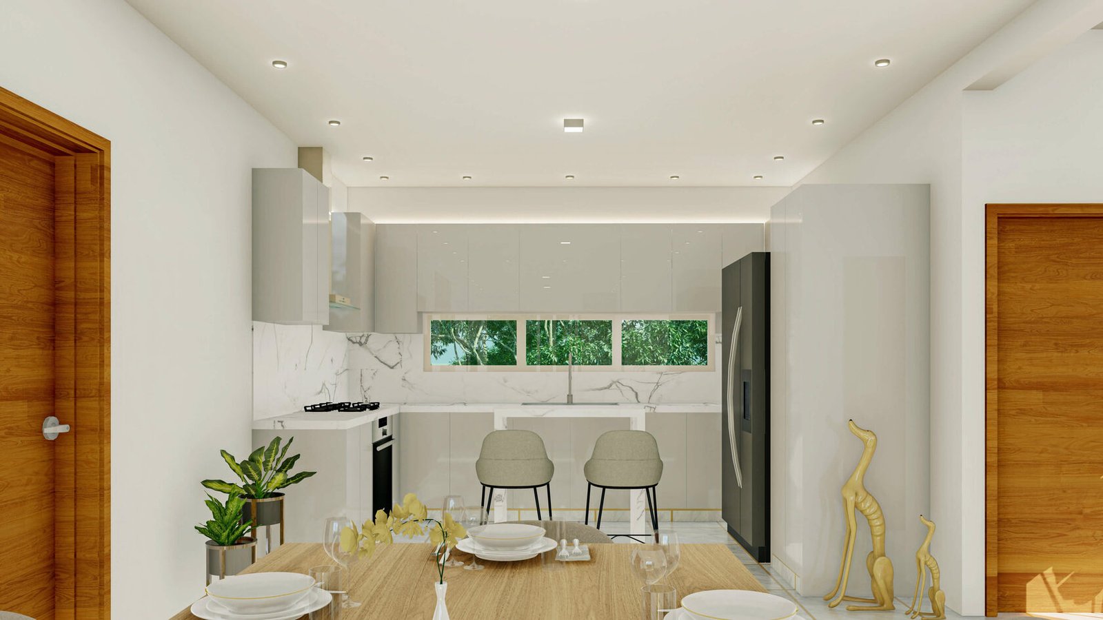 One bedroom penthouse, Flora Garden